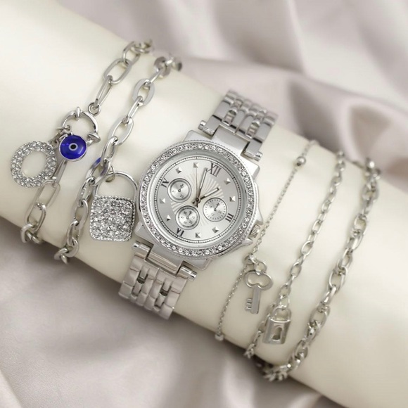 Women's Wristwatch Combination (set 5pcs) - Picture 1 of 1